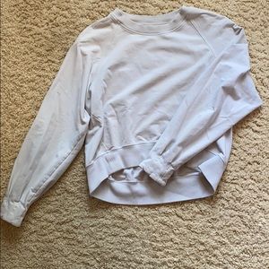 Lululemon cropped sweatshirt